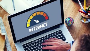 speed and profitability comparison between leased lines and broadband.