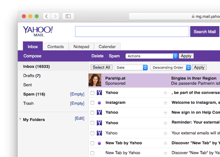 6 unique features of yahoo email